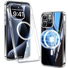 Humixx for Pro Max Case , [Non-Yellowing] [14 FT Military Drop Protection] Slim Fit Yet Protective Shockproof Bumper with Airbag Transparent for Pro Max Case Cover 6.7” - Crystal