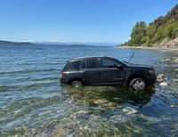 West Seattle Blog… | FOLLOWUP: Somebody drove it in. But nobody knows how to get it out.