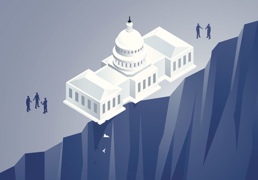 Scaling the Fiscal Cliff - A Mathematical Perspective on National Debt