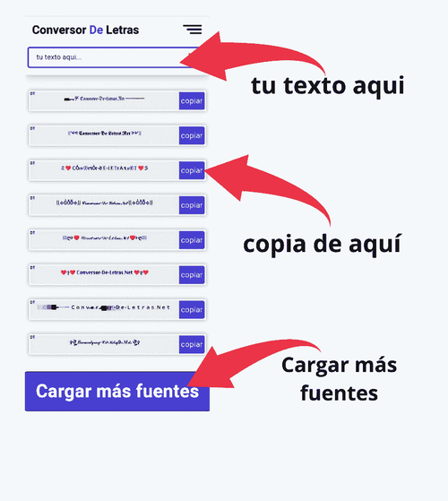 Conversor De Letras