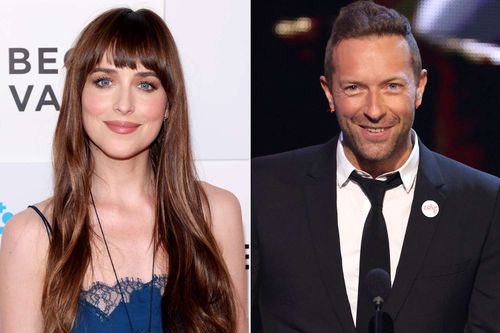 Dakota Johnson; Chris Martin