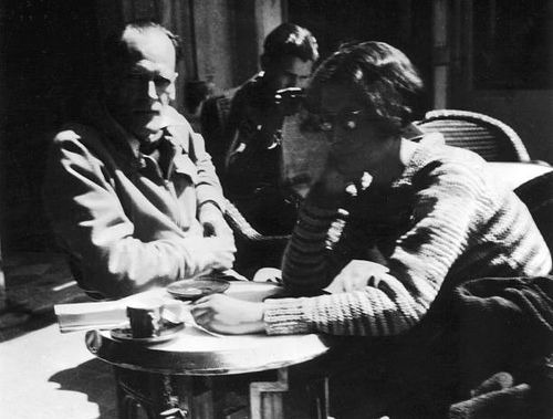 Simone Weil and Lanza del Vasto , 20th century, France, Private collection, .