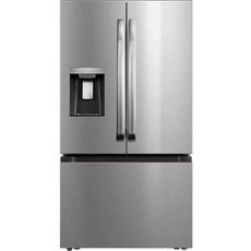 Midea MRF29D3AST 29 Cf French Door Ice And Water Dispenser Standard Depth