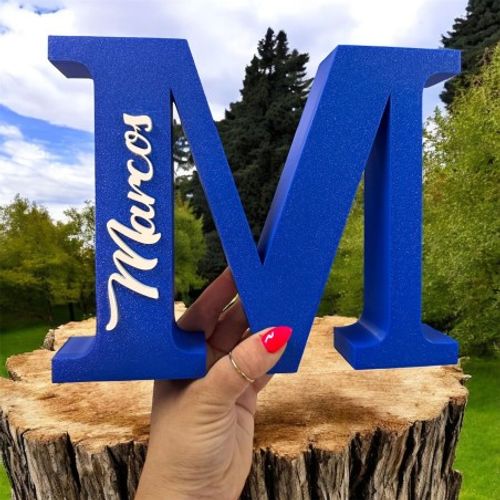 Letras 3D personalizadas con nombre – Decoración única para eventos y habitaciones
