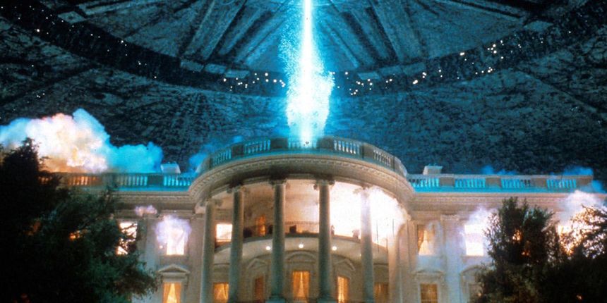 The White House explosion in Independence Day
