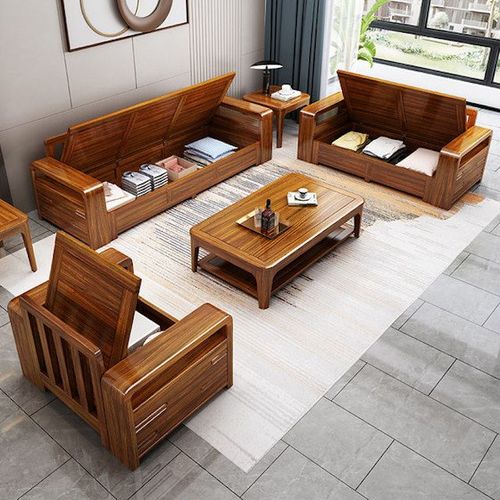 Bàn Ghế Gỗ Phòng Khách - Sofa Gỗ Tự Nhiên | Wooden sofa designs, Furniture design wooden, Wooden sofa set designs