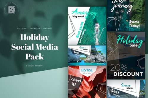 Holiday - Social Media Templates Pack