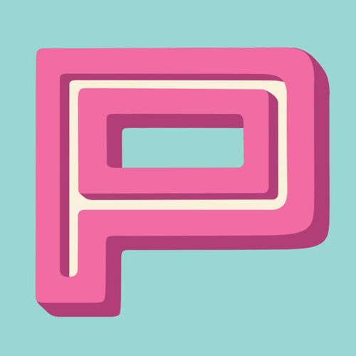 letter p - p-hat-symbol stock illustrations