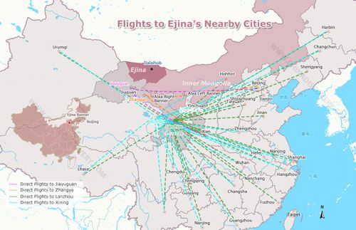 Get to Ejin Banner By Flight