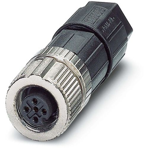 Manufacturer: PHOENIX, Type: SACC-M12FS-5PL M
SENSOR/ACTUATOR CONNECTOR, FEMALE, STRAIGHT, M12
5-POLE, A-CODED, PUSH-IN CONNECTION
