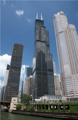 ConversationPrints CHICAGO SEARS TOWER GLOSSY POSTER PICTURE PHOTO willis skyscraper buildings
