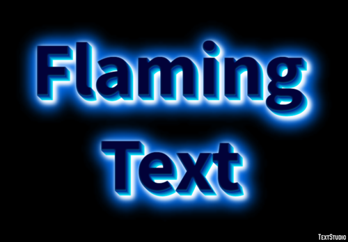 Flaming Text Text effect