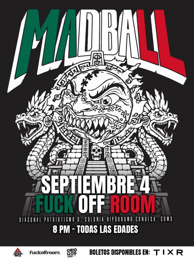 Madball legará al Fuck Off Room de la CDMX