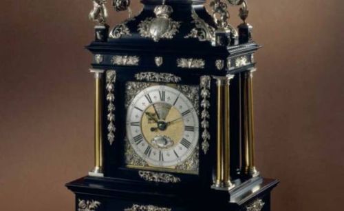 “莫斯廷”台钟（Mostyn Tompion Clock），托马斯•汤姆皮恩制作，1690年，英国，伦敦。