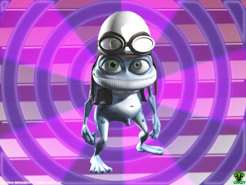 Download Wallpaper Crazy frog, Image, Cap, Smile, Eyes 1024×768