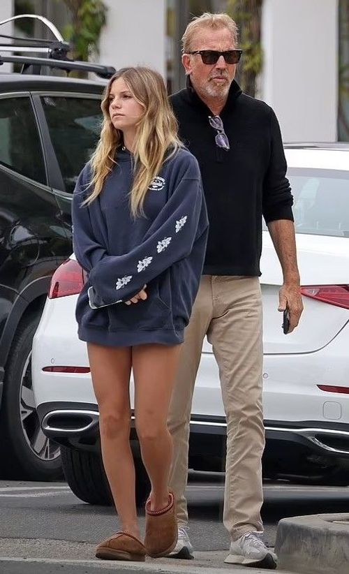 Kevin Costner and daughter  Grace Avery in 2025 | Kevin costner, Celebrity look, Kevin john