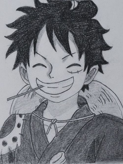 One-Piece-Luffy-Draw One Piece Easy Drawing, One Piece Anime Drawing, Draw Monkey, Luffy Drawing, Steps Drawing, Drawing Tutorial Step By Step, Giratina Pokemon, Embroidered Canvas Art, Luffy Anime