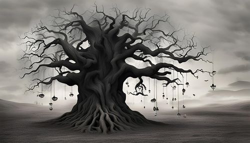 Free sadness desolation solitude illustration