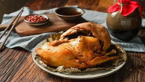Close-up of ingredients for Beggar’s Chicken stuffing
