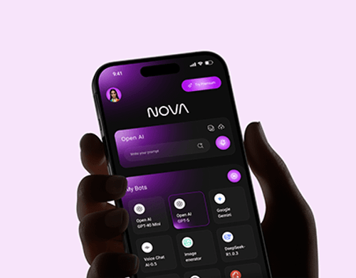 AI Chatbot Mobile App & UI/UX Design
