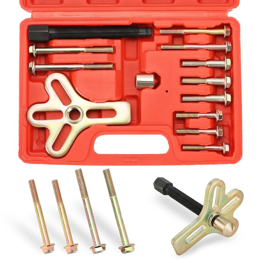 Acymner Harmonic Balancer Steering Wheel Puller Kit | 13PCS Flywheel Puller, Crankshaft Pulley Puller, Crankshaft Pulley R...