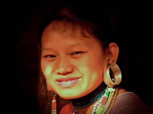 Hmong "Big ear" girl Thailand