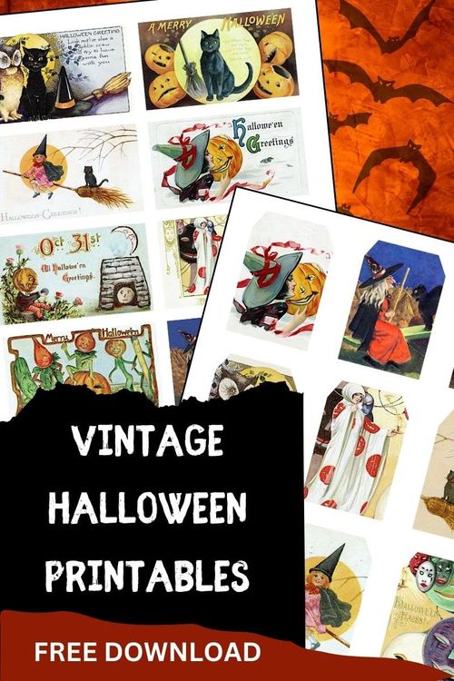 Free Vintage Halloween Printables