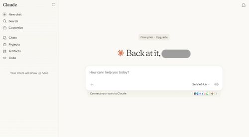 開始輸入指令，與 Claude 對話