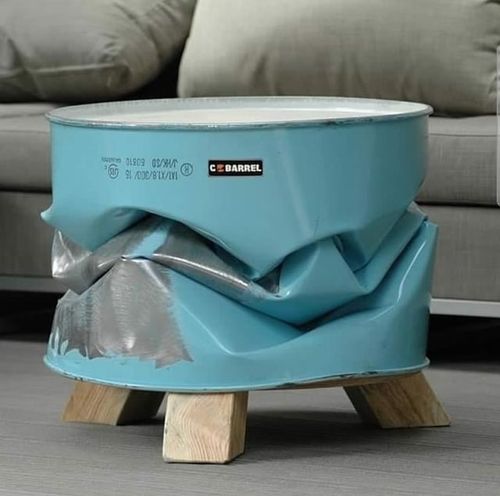 r/DiWHY - Oil drum barrel furniture things. For all of us who's home decor theme is industrial.