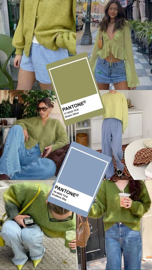 Green and blue outfits Color Mixing Outfits, What Matches With Blue, Baby Blue Combination, Light Green And Blue Outfit, Olive And Blue Outfit, Light Green And Brown Outfit, Turquoise And Grey Outfit, 3 Color Combinations Outfits, Sky Blue Top Outfit Color Combos