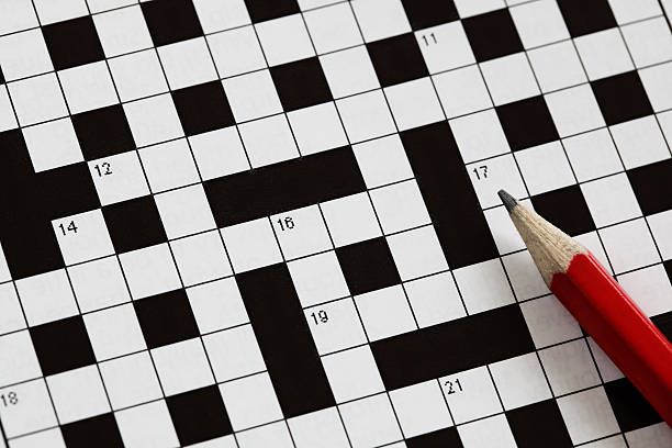 crossword puzzle pencil