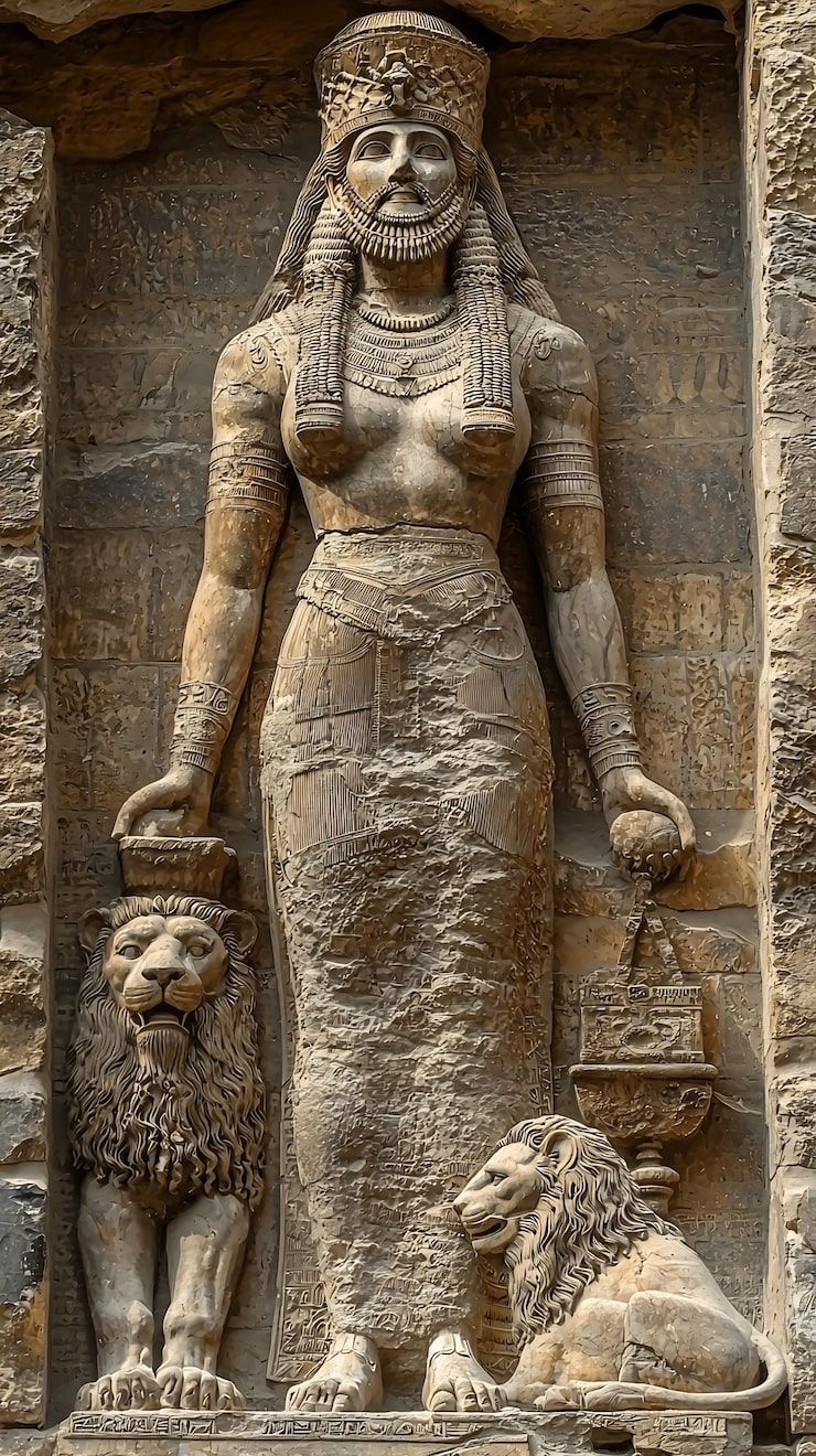 Une représentation d'Ishtar.