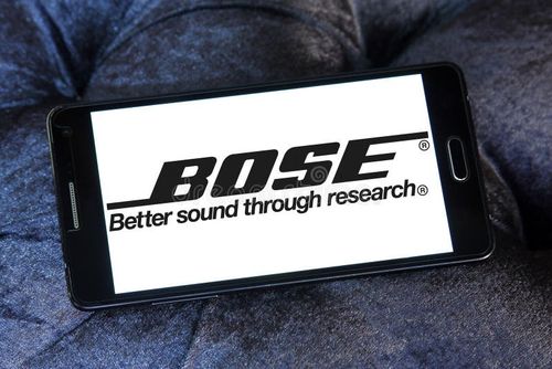 Logo of Bose Corporation on samusng mobile. Bose Corporation is an American privately held corporation that designs, develops and sells audio equipment. Bose logo stock images, royalty-free photos and pictures