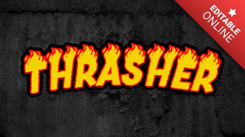 Thrasher Text Effect