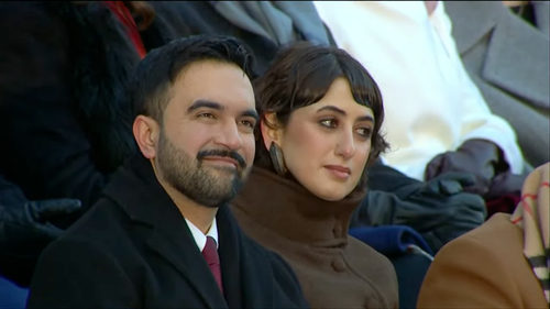 zohran k mamdani and his wife