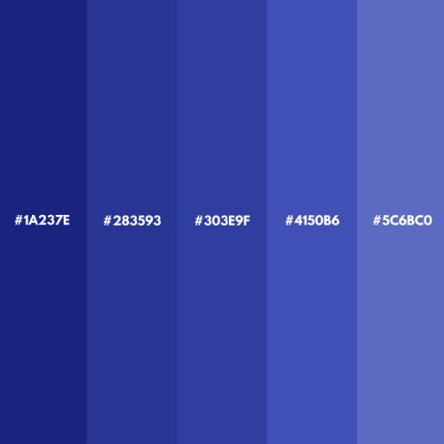 blue color palette