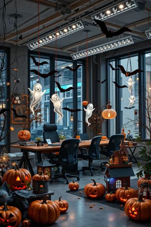 65 Office Halloween Decorations Ideas 2025: Stylish, Comical, and Modern Decor for Contemporary Workspaces