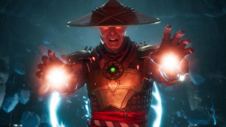 Raiden, God of Thunder, Unleashes Destruction in Mortal Kombat 11 Wallpaper