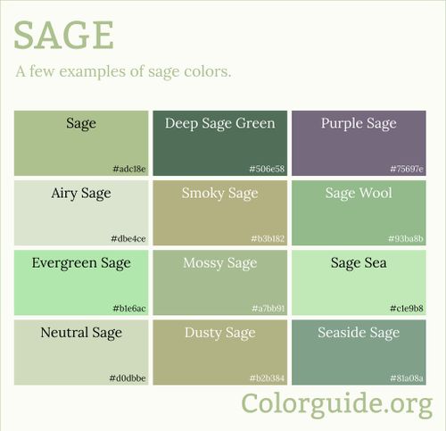 sage color palette