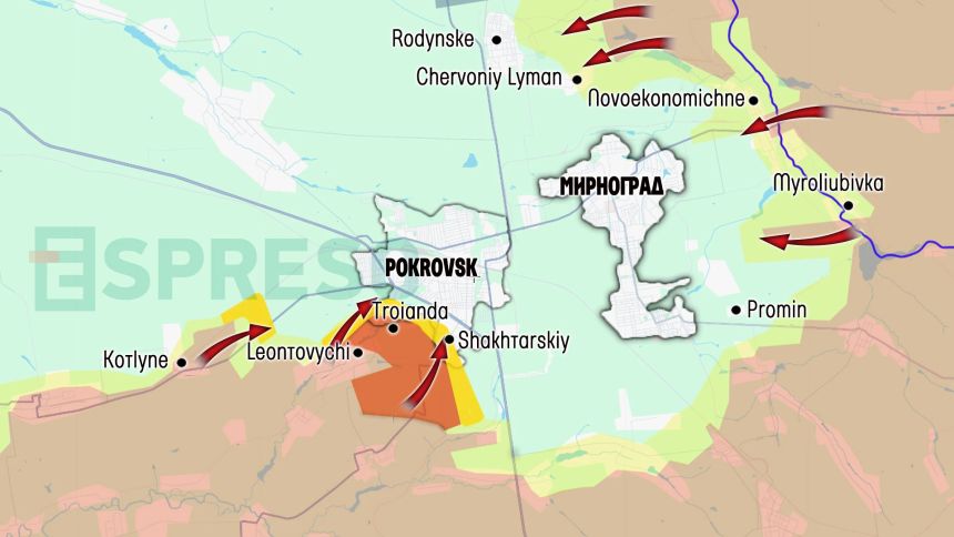 Ukraine Russia war live map, October 11-18