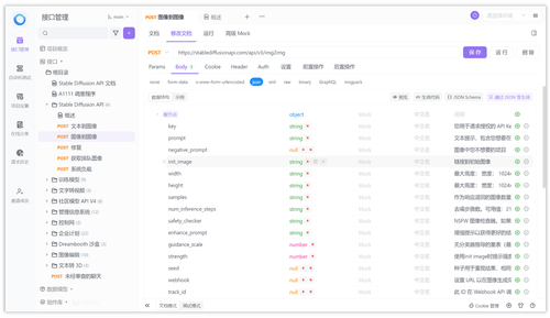 Stable Diffusion 图生图（Image to Image）请求参数（Body）