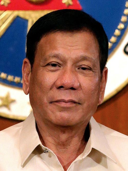 president rodrigo duterte portrait cropped portrait