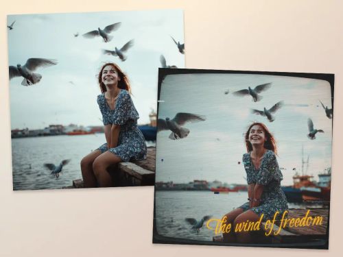 Enhance images with CRT effect and retro fonts for a nostalgic vibe