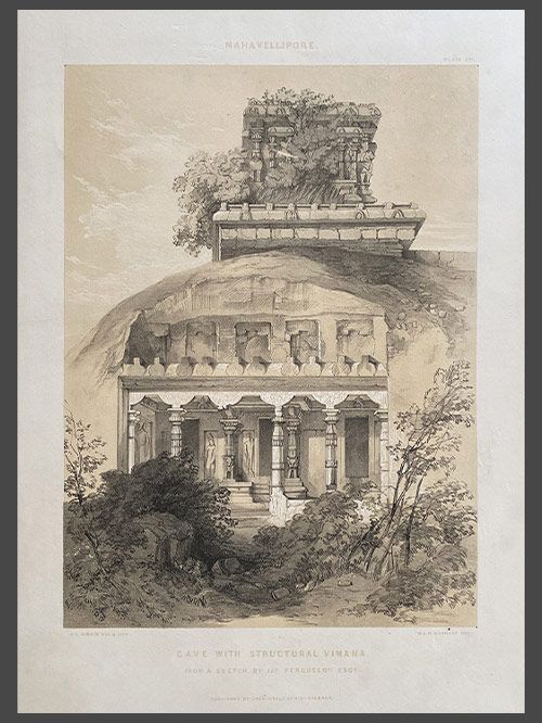 mahavellipore – cave with structural vimana