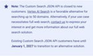 r/googlecloud - Is Google’s Custom Search API being discontinued?