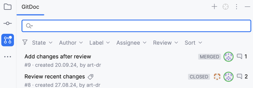 Create and merge GitHub pull requests | IntelliJ IDEA Documentation