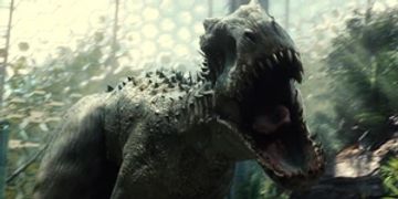 The Indominus rex rising to power.