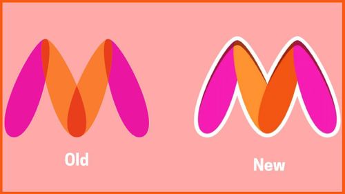 Myntra old vs new Logo