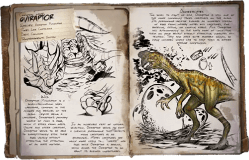 an image of the ARK: Survival Ascended creature/dinosaur Oviraptor