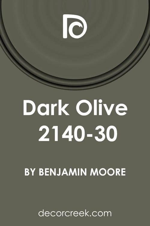 Dark Olive 2140-30 Paint Color by Benjamin Moore
